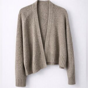 Abercrombie & Fitch Women's Beige Knit Cardigan